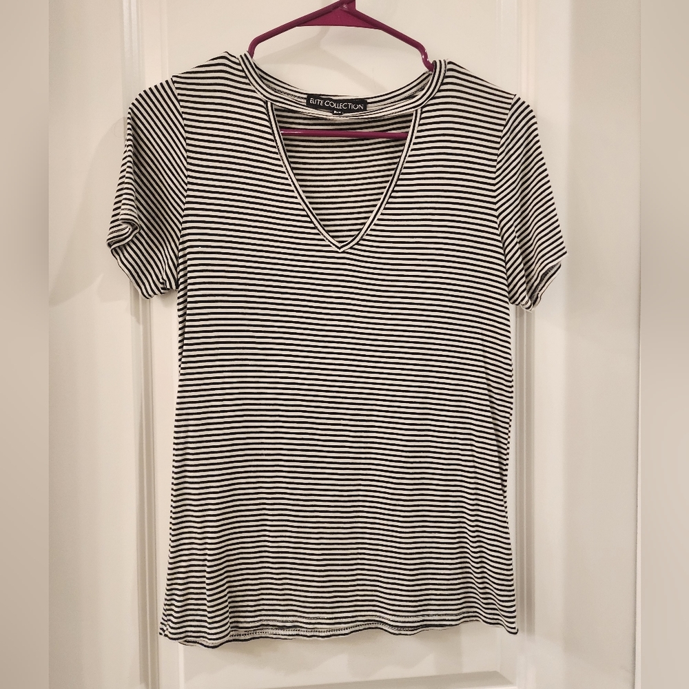 Elite Collection Striped Top